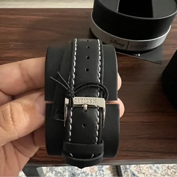 Citizen Silver and Black Mickey Mouse Watch - Picture 4 of 8